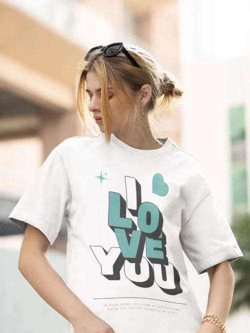 I Love You – Oversized Tee