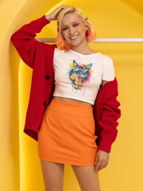 Meow Drip - Crop Top